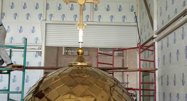 Изготовление и монтаж куполов для храмов 