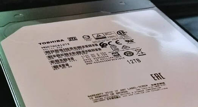 Жесткие диски Toshiba MG07ACA12TE 12 ТБ в отл сост