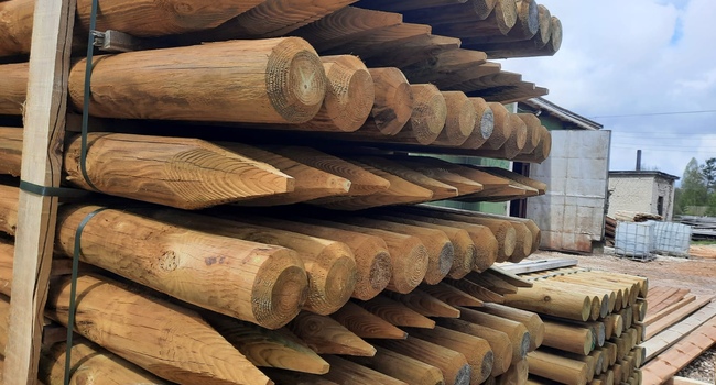 Поставка импрегнированных материалов из древесины
